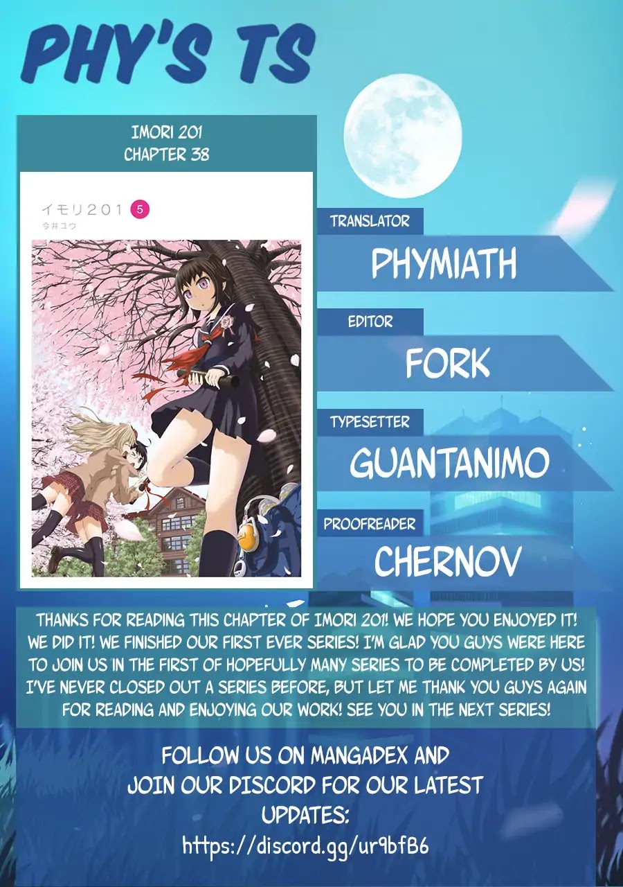 Imori 201 Chapter 38 page 34 - Chapter 38: Forever be a high school girl [END]