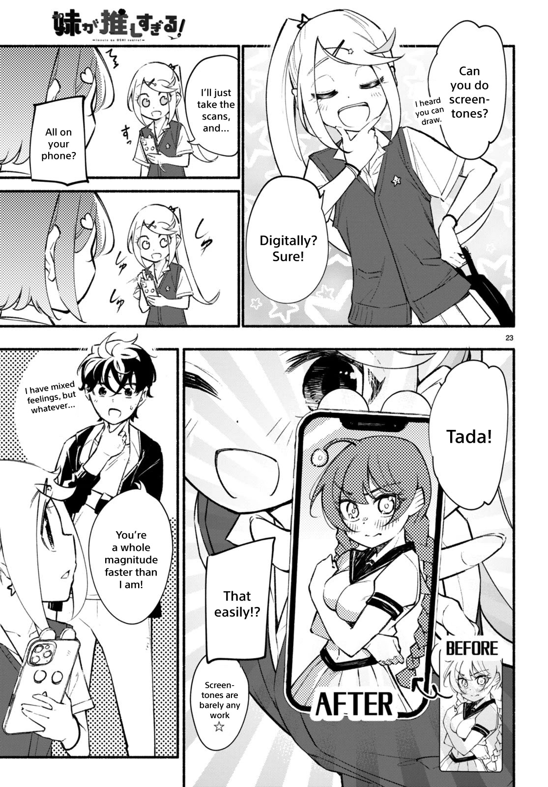 Imouto ga Oshi sugiru! Chapter 12 page 24 - Chapter 12: Going Viral