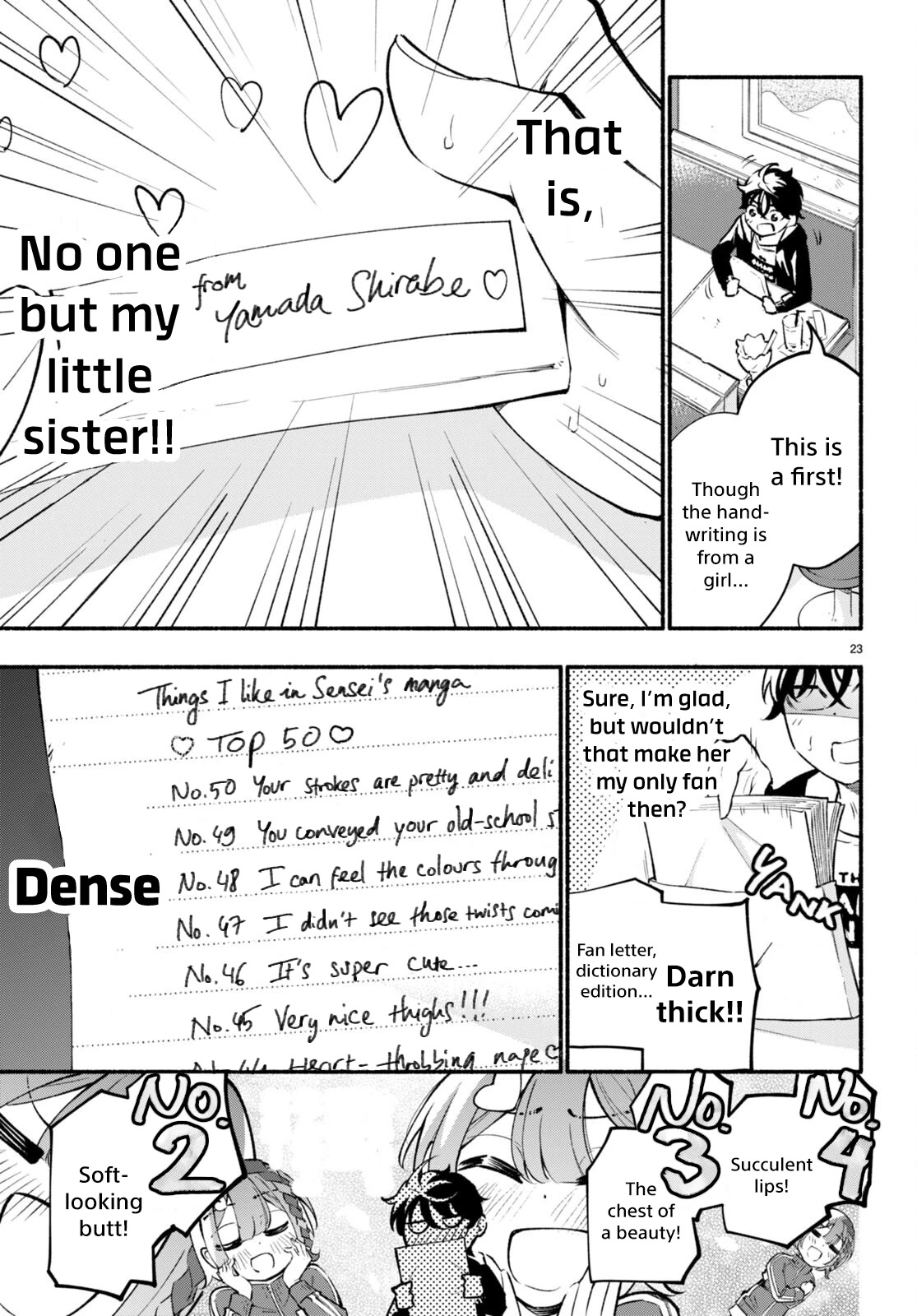 Imouto ga Oshi sugiru! Chapter 2 page 23 - Chapter 2: Author of The Fan Letter
