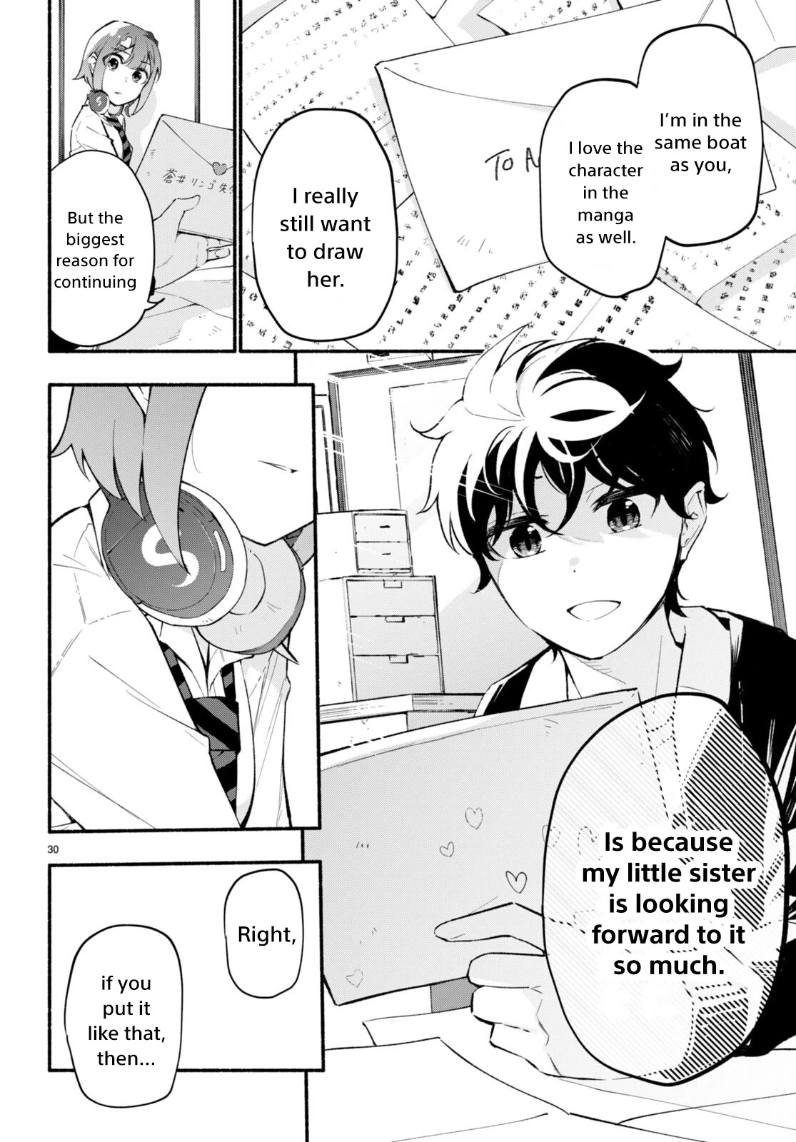 Imouto ga Oshi sugiru! Chapter 2 page 30 - Chapter 2: Author of The Fan Letter