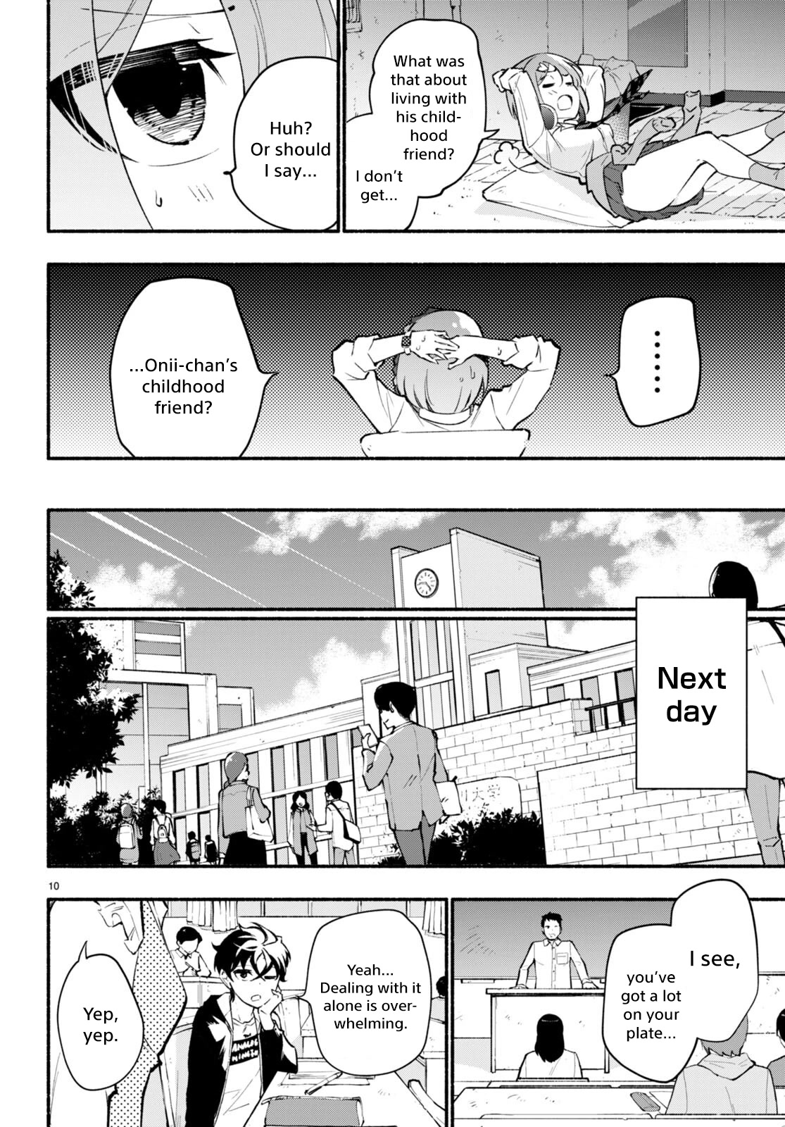 Imouto ga Oshi sugiru! Chapter 3 page 10 - Chapter 3: First Step to Reaching the World