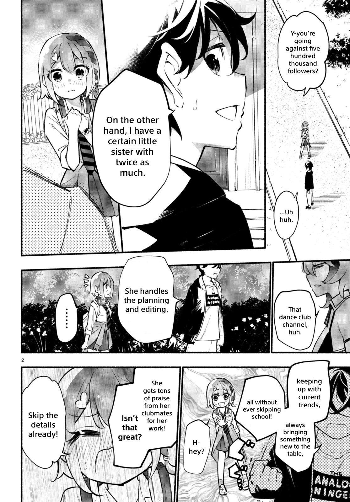 Imouto ga Oshi sugiru! Chapter 8 page 2 - Chapter 8: Against 500'000 Followers
