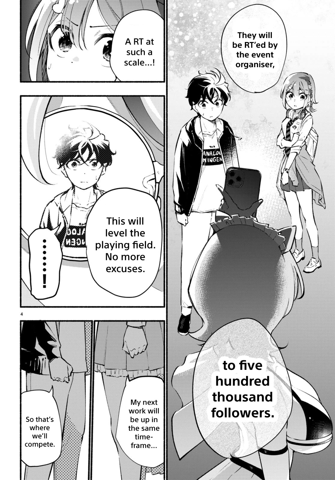 Imouto ga Oshi sugiru! Chapter 8 page 4 - Chapter 8: Against 500'000 Followers