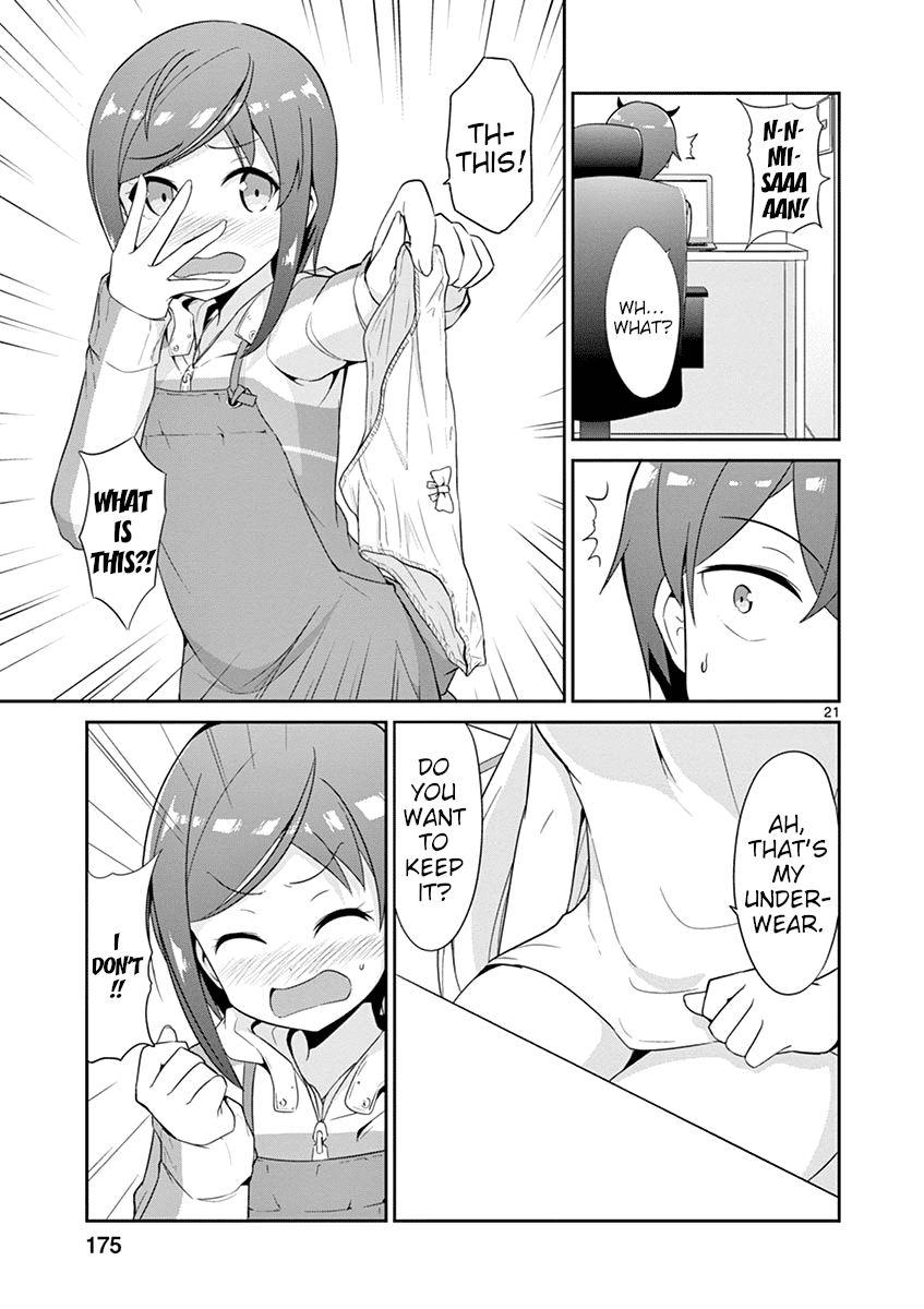 Imouto Sae Ireba Ii. @ Comic Chapter 17 page 21 - Chapter 17: Wife (?) vs. Younger Brother (?)