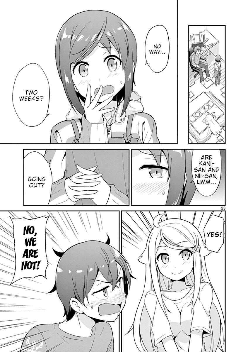 Imouto Sae Ireba Ii. @ Comic Chapter 17 page 23 - Chapter 17: Wife (?) vs. Younger Brother (?)