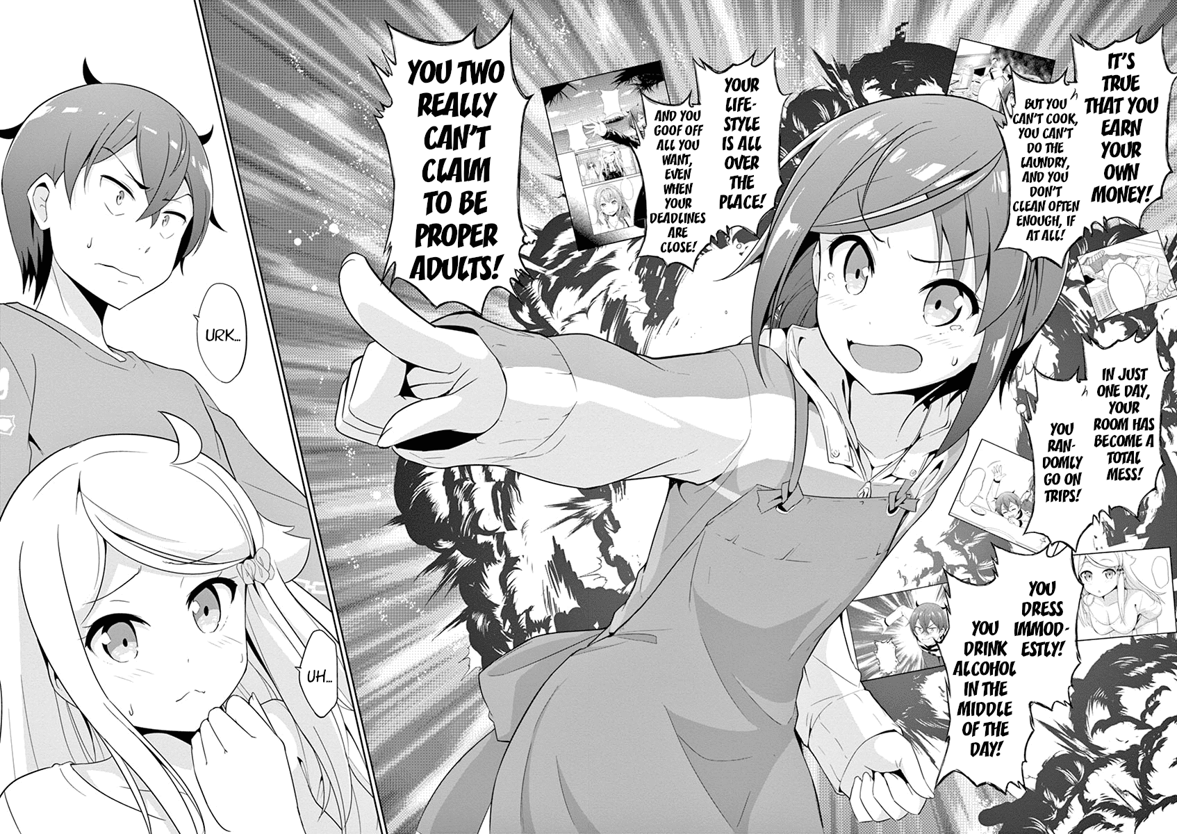 Imouto Sae Ireba Ii. @ Comic Chapter 17 page 28 - Chapter 17: Wife (?) vs. Younger Brother (?)