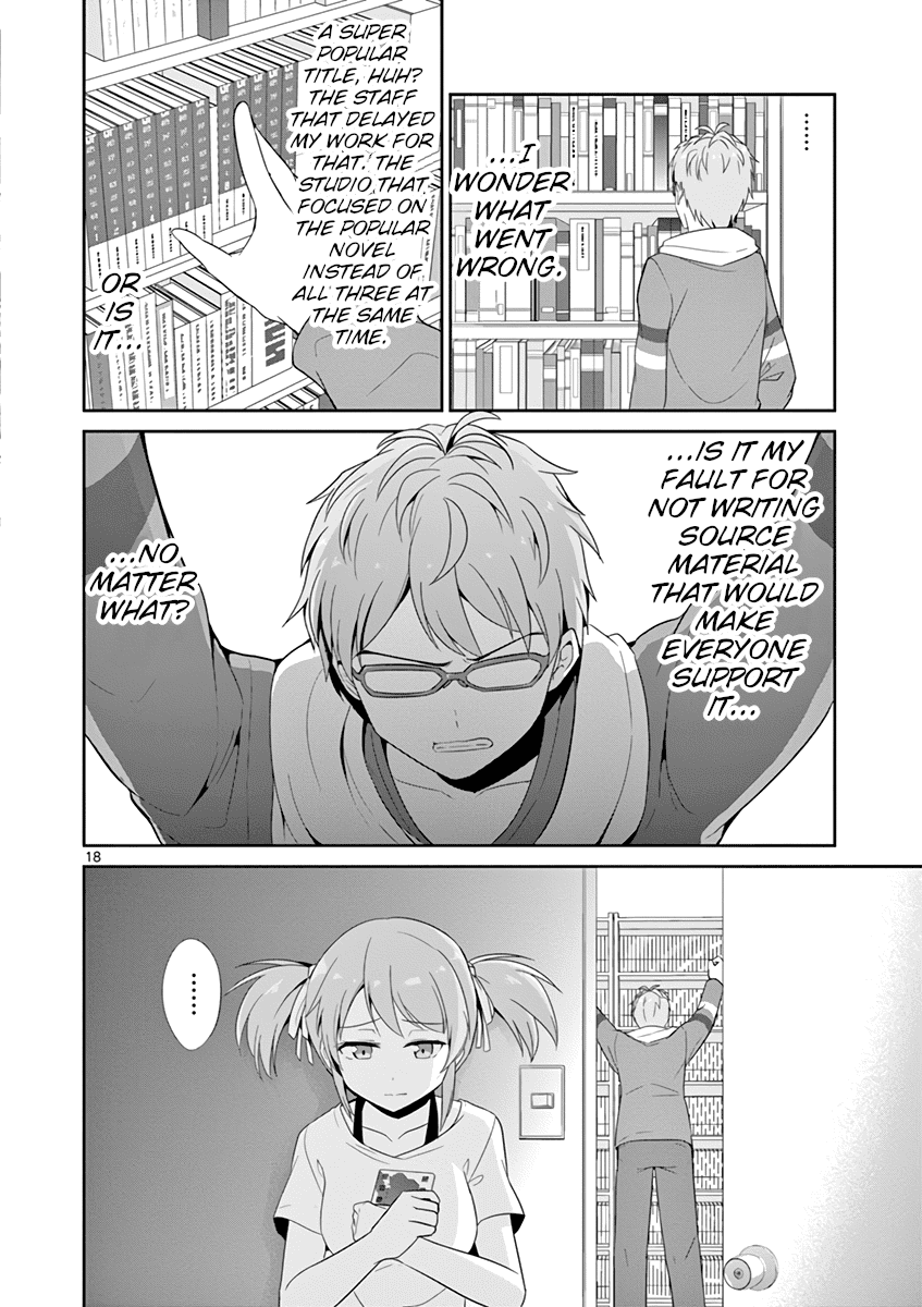 Imouto Sae Ireba Ii. @ Comic Chapter 23 page 18 - Chapter 23: It's a Weird Story. A Lot Happens During an Anime Production.