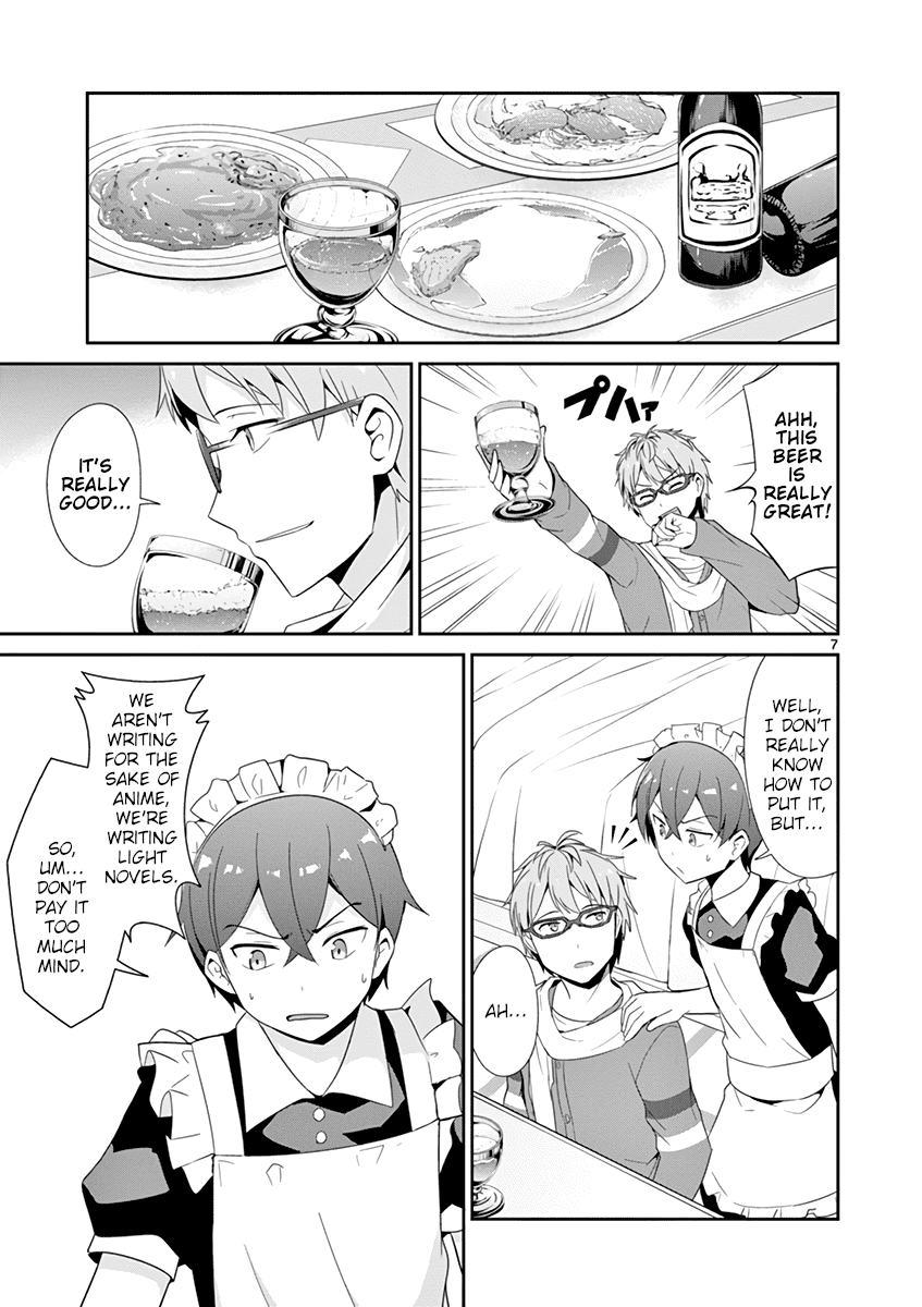 Imouto Sae Ireba Ii. @ Comic Chapter 23 page 7 - Chapter 23: It's a Weird Story. A Lot Happens During an Anime Production.