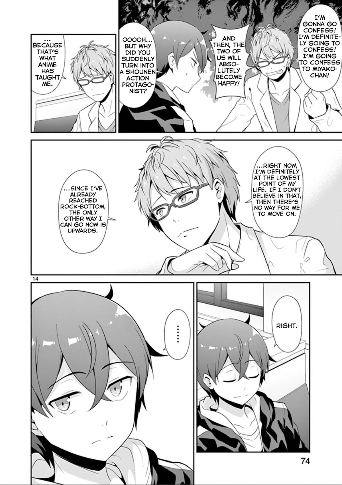 Imouto Sae Ireba Ii. @ Comic Chapter 24 page 14 - Chapter 24: What she's anxiously waiting for is your message