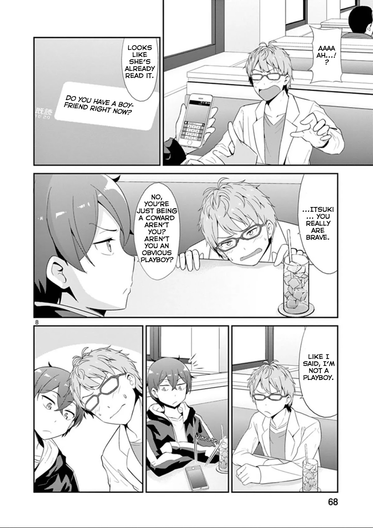 Imouto Sae Ireba Ii. @ Comic Chapter 24 page 8 - Chapter 24: What she's anxiously waiting for is your message