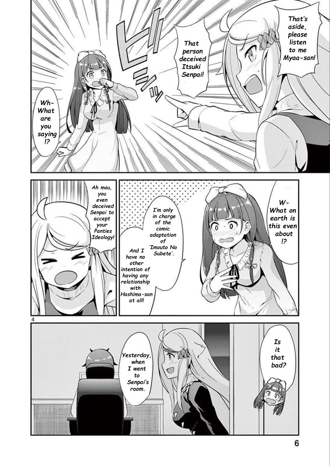 Imouto Sae Ireba Ii. @ Comic Chapter 37 page 8 - Chapter 37: Naked Counter Attack