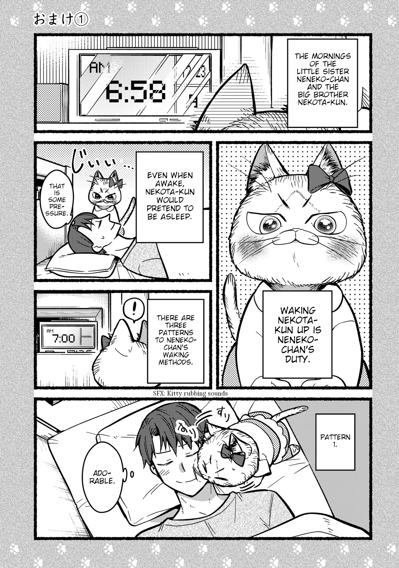 Imouto wa Neko Chapter 1.5 page 1 - Chapter 1.5: Omake 1