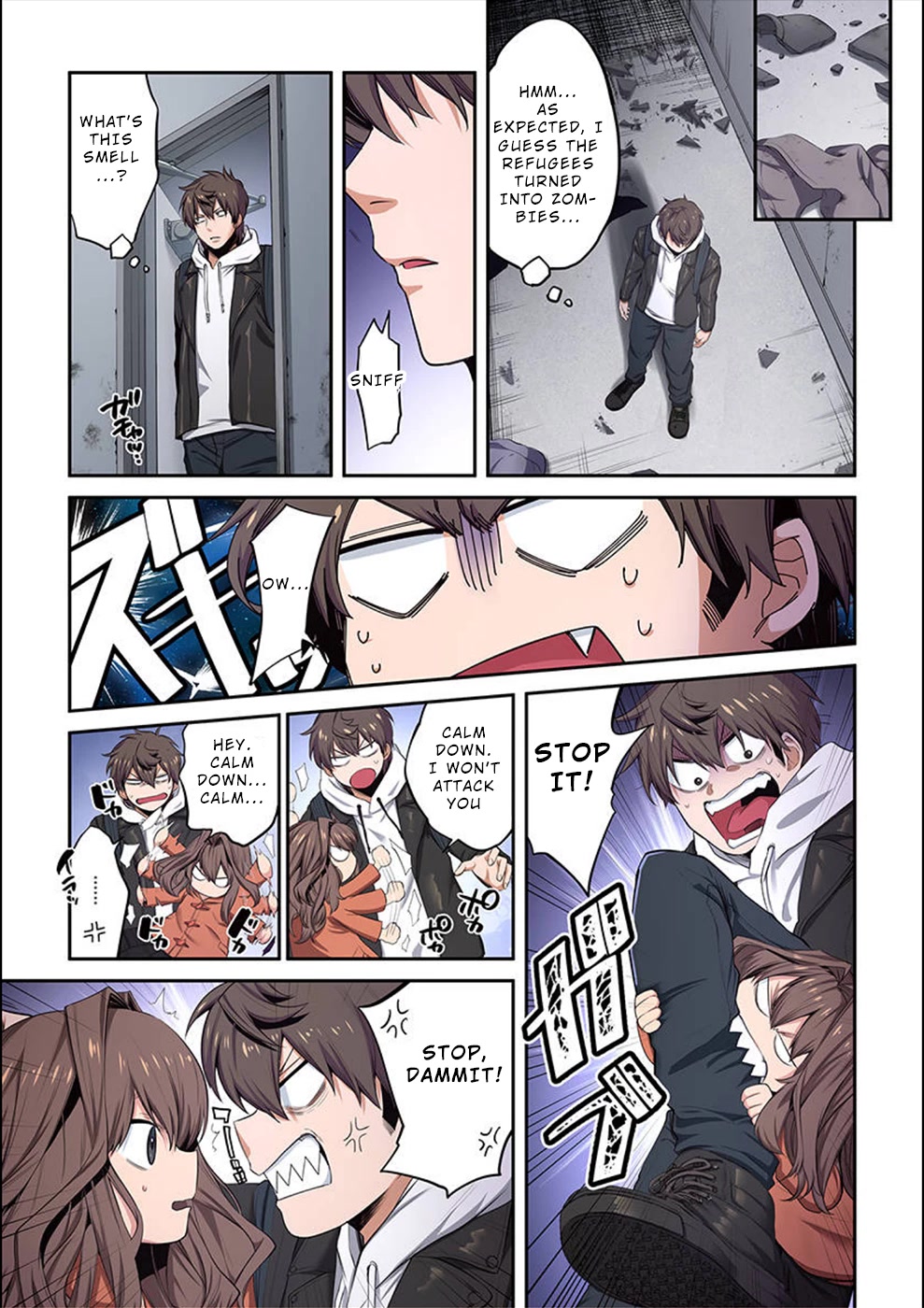 In A World Filled With Zombies, I’m The Only One They Won’t Attack Chapter 14 page 14 - Chapter 14: Two Lone Survivors