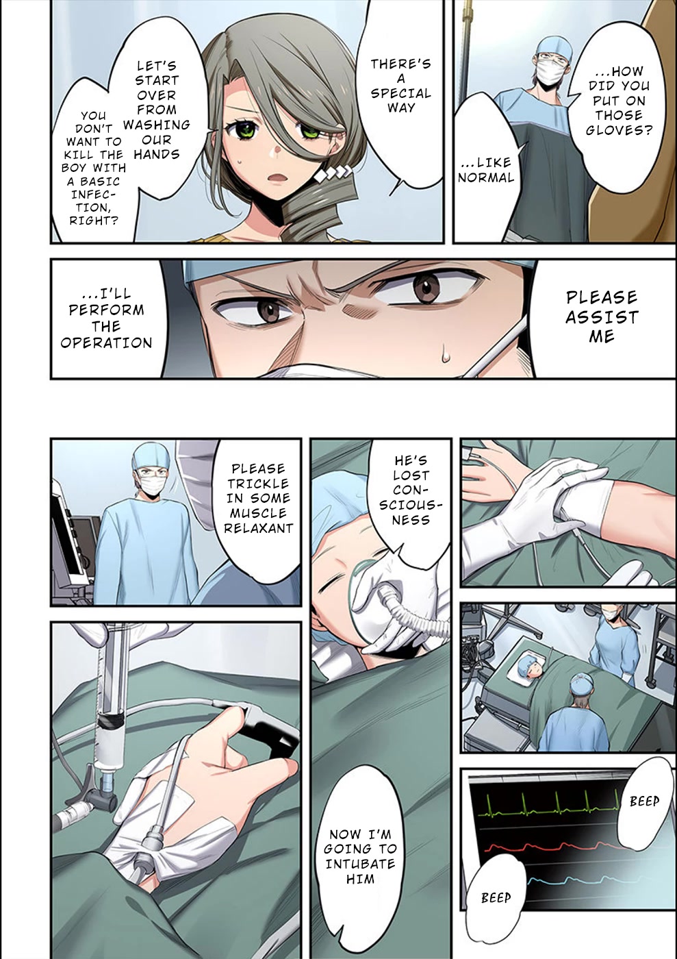 In A World Filled With Zombies, I’m The Only One They Won’t Attack Chapter 16 page 9 - Chapter 16: Surgery