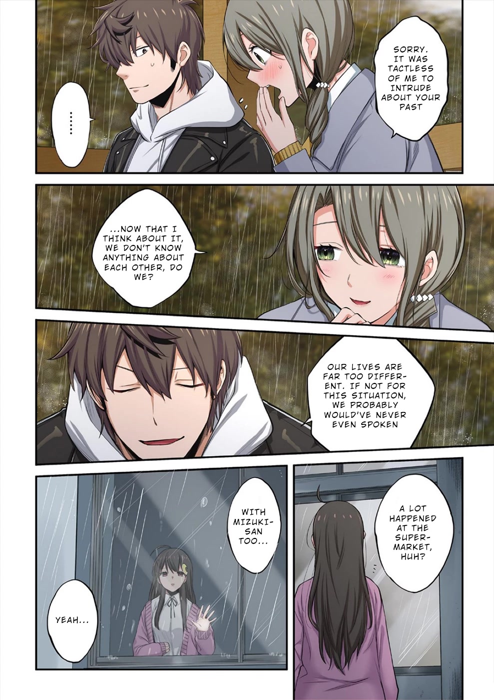 In A World Filled With Zombies, I’m The Only One They Won’t Attack Chapter 18.5 page 4 - Chapter 18.5: Extra - Affair on a Rainy Day