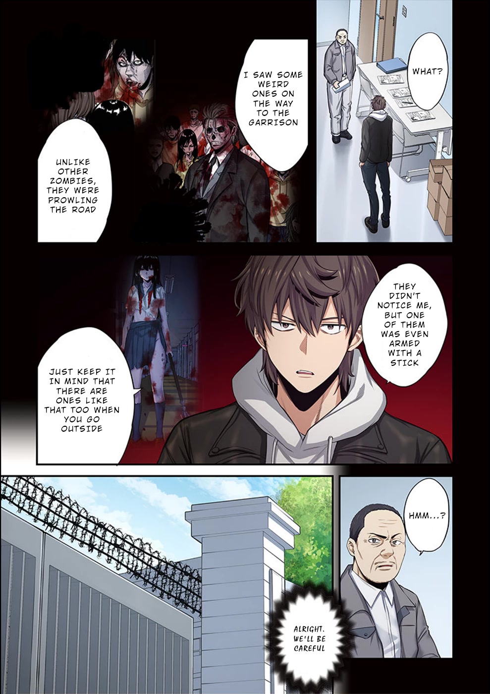 In A World Filled With Zombies, I’m The Only One They Won’t Attack Chapter 18 page 12 - Chapter 18: Suspicion