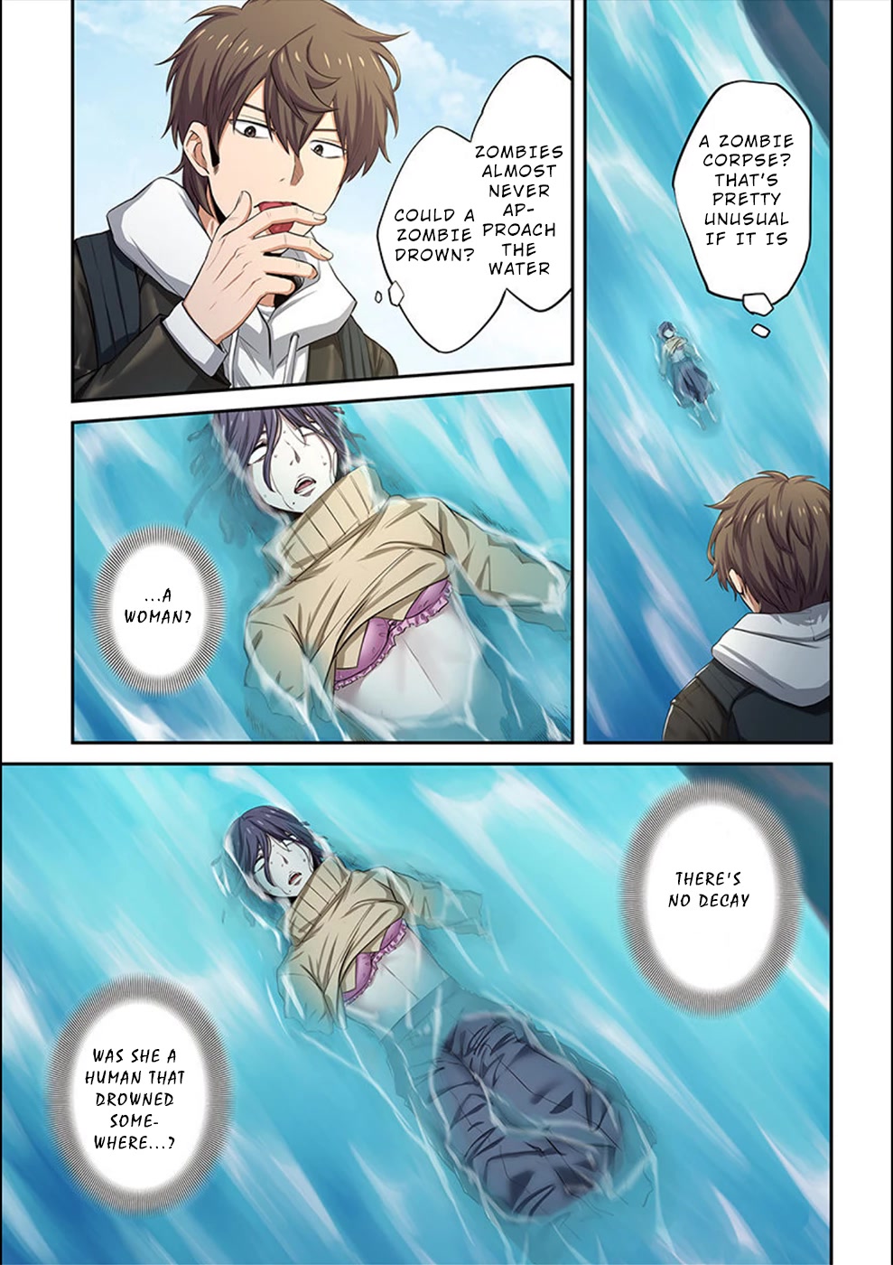 In A World Filled With Zombies, I’m The Only One They Won’t Attack Chapter 18 page 14 - Chapter 18: Suspicion