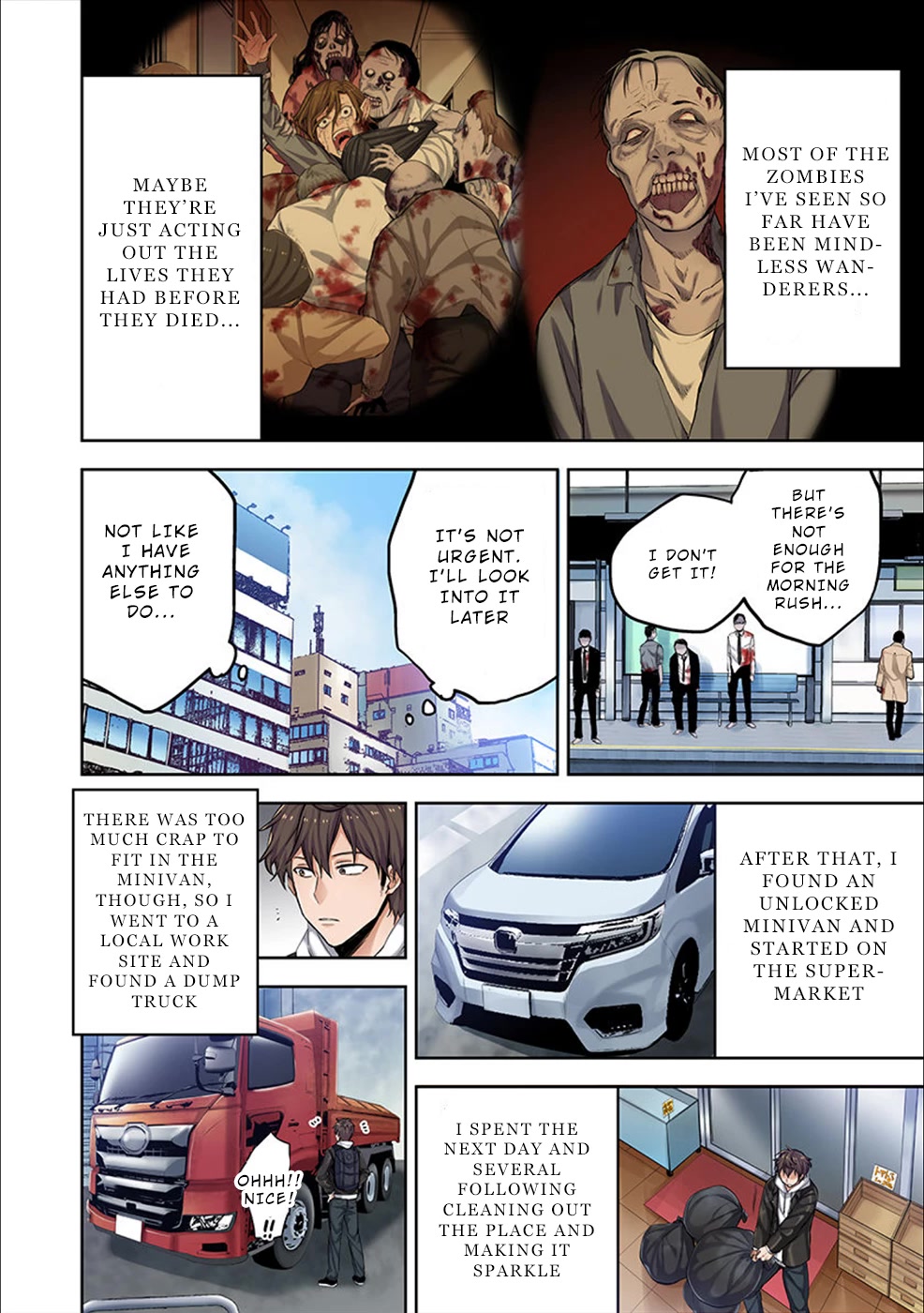 In A World Filled With Zombies, I’m The Only One They Won’t Attack Chapter 2 page 13 - Chapter 2: In the Back Rooms