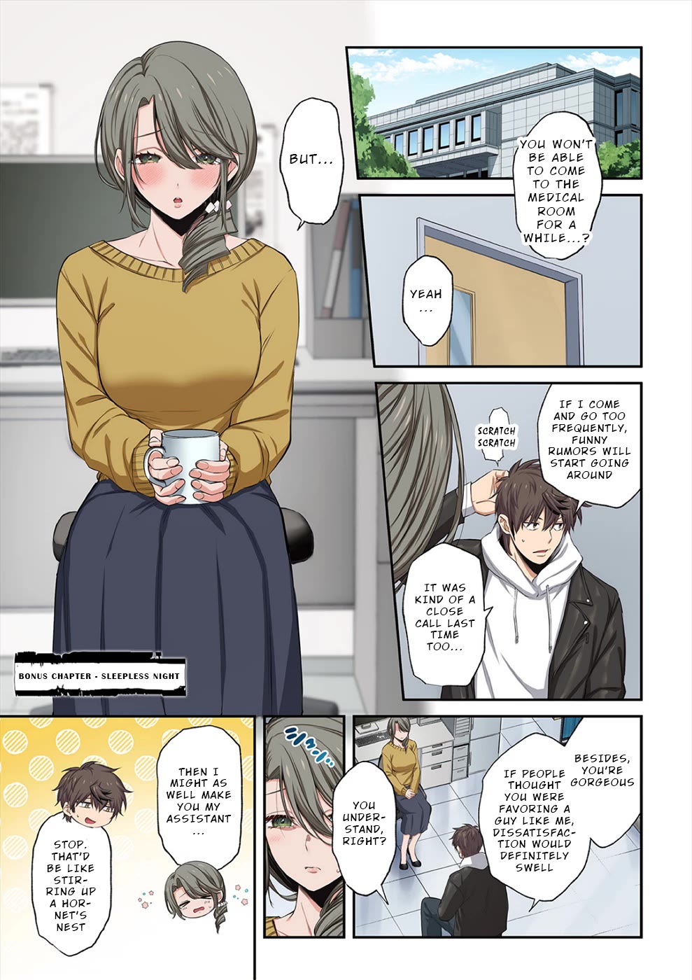 In A World Filled With Zombies, I’m The Only One They Won’t Attack Chapter 27.5 page 1 - Chapter 27.5: Extra - Sleepless Night