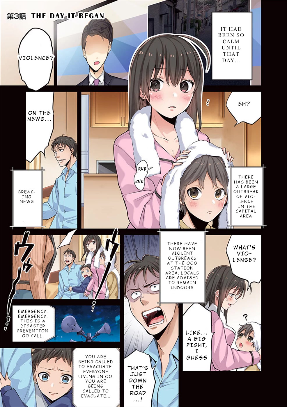 In A World Filled With Zombies, I’m The Only One They Won’t Attack Chapter 3 page 2 - Chapter 3: The Day it Began