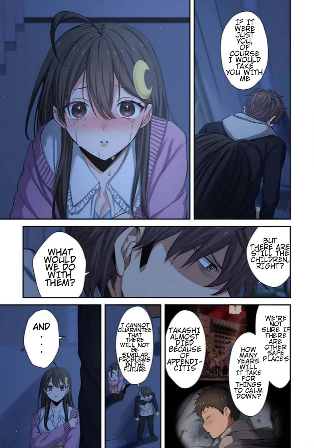 In A World Filled With Zombies, I’m The Only One They Won’t Attack Chapter 32 page 15 - Chapter 32: THE LAST NIGHT