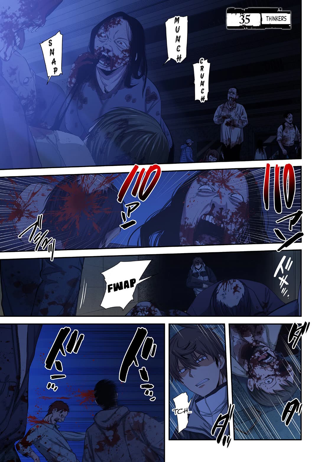 In A World Filled With Zombies, I’m The Only One They Won’t Attack Chapter 35 page 1 - Chapter 35: Encircled