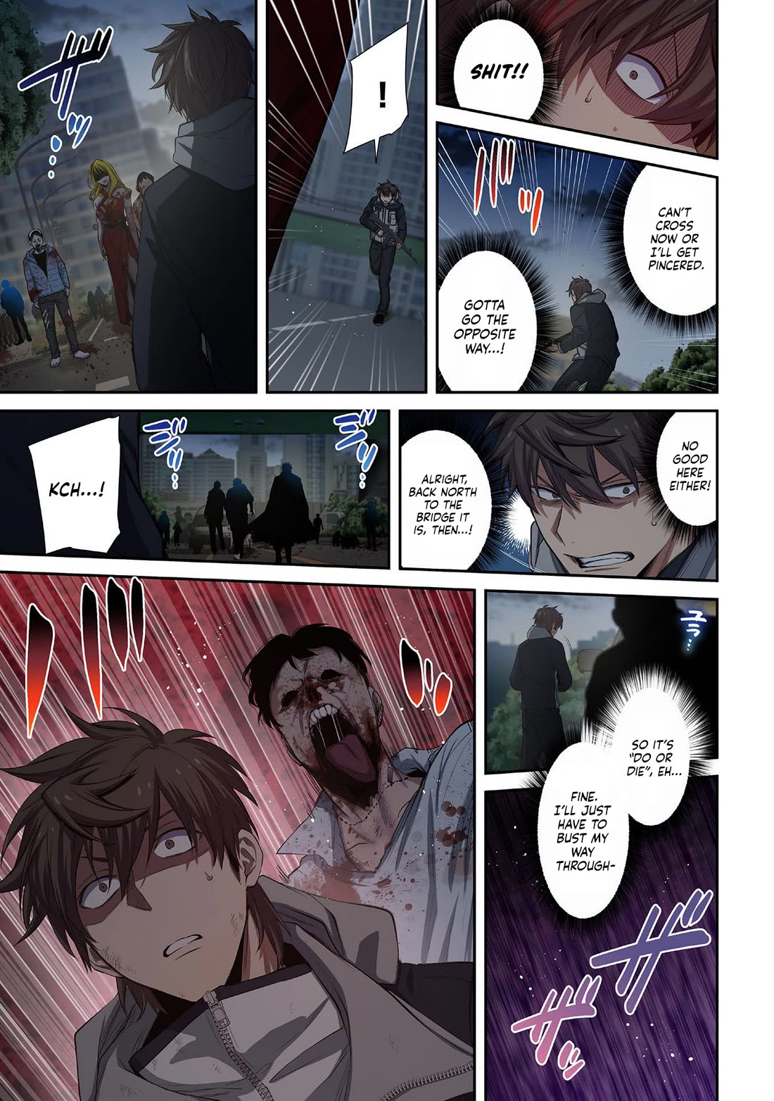 In A World Filled With Zombies, I’m The Only One They Won’t Attack Chapter 36 page 5 - Chapter 36: Encircled