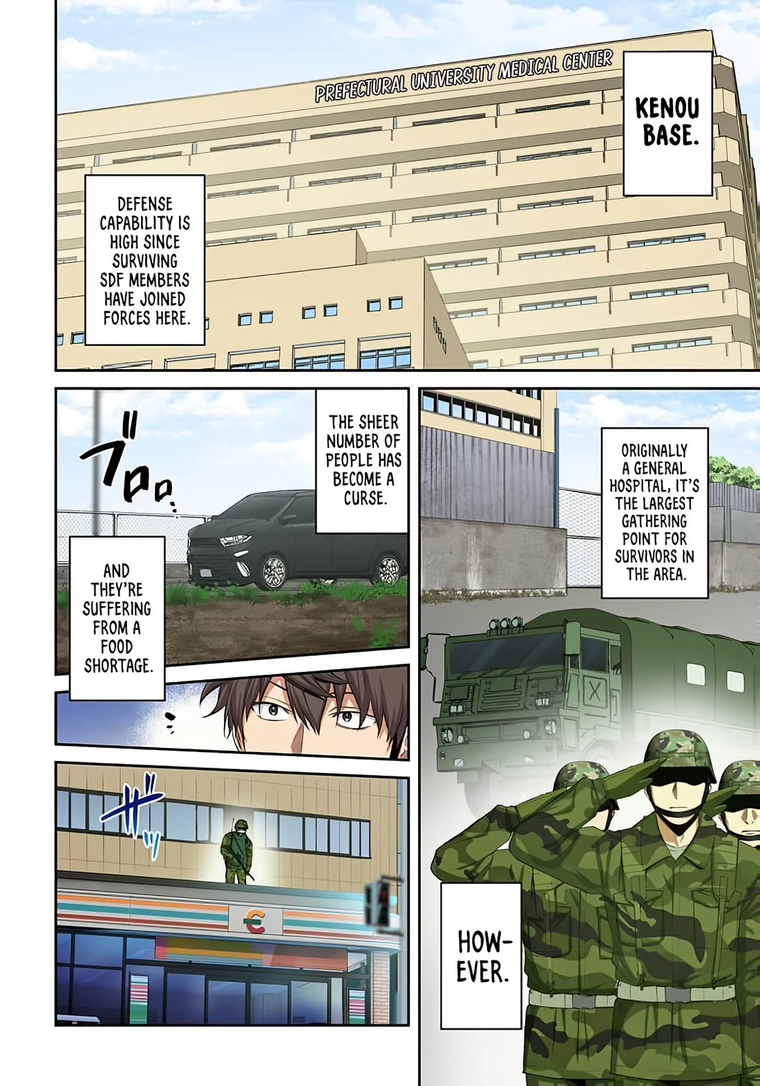 In A World Filled With Zombies, I’m The Only One They Won’t Attack Chapter 40 page 3 - Chapter 40: Kenou Base
