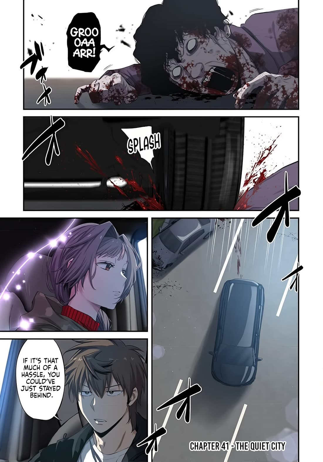 In A World Filled With Zombies, I’m The Only One They Won’t Attack Chapter 41 page 2 - Chapter 41: The Quiet City