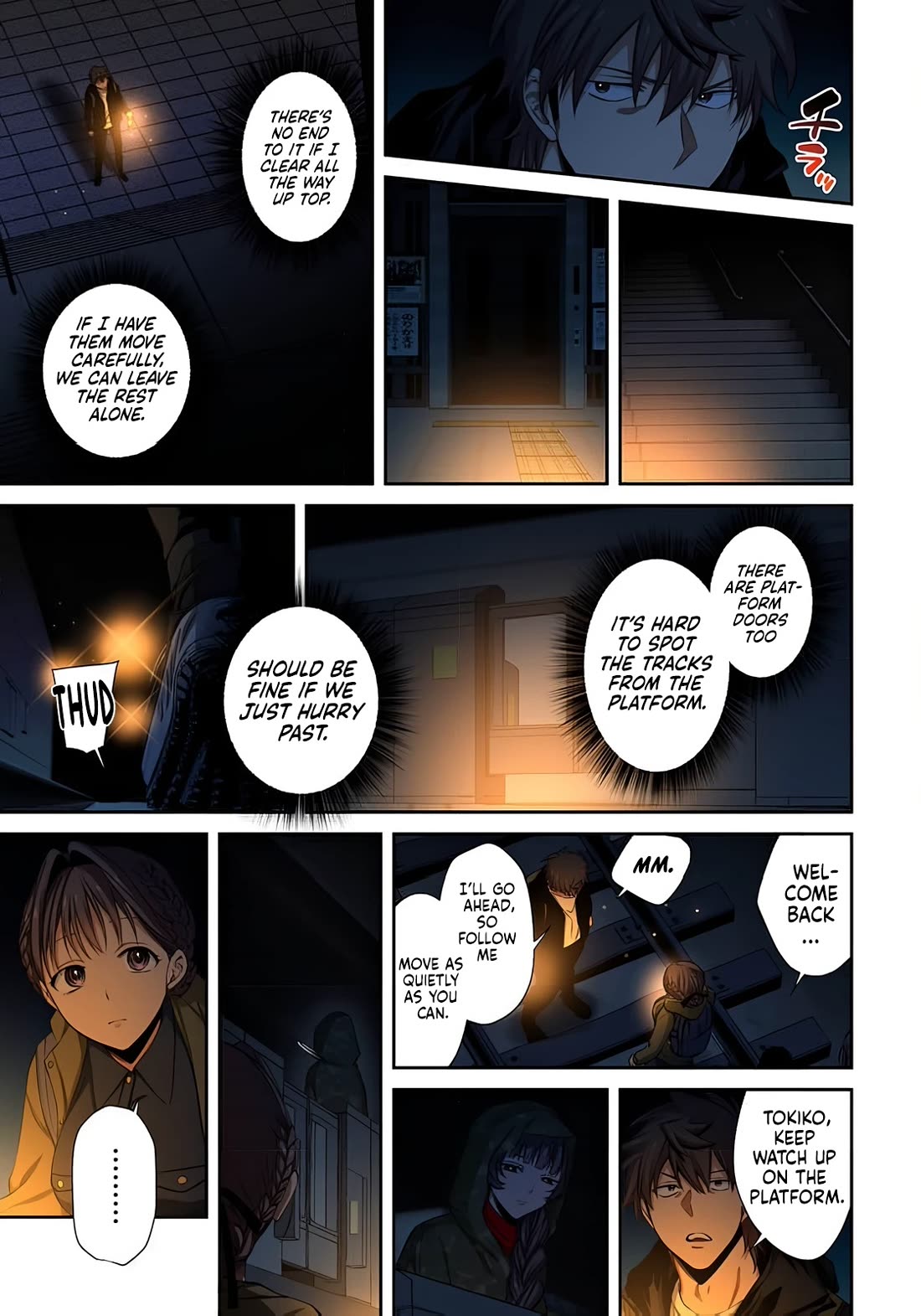 In A World Filled With Zombies, I’m The Only One They Won’t Attack Chapter 43 page 8 - Chapter 43: Underground