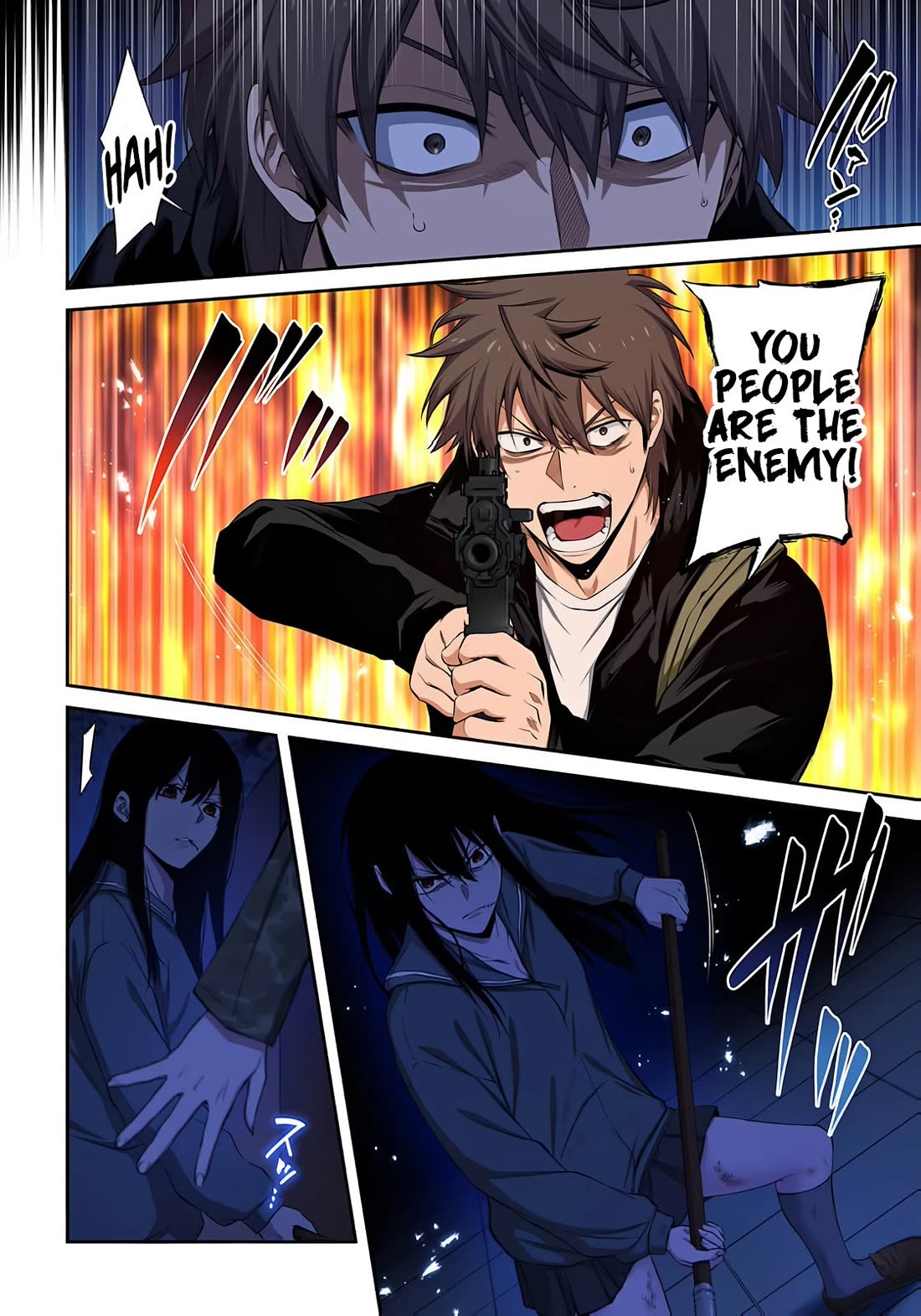 In A World Filled With Zombies, I’m The Only One They Won’t Attack Chapter 46 page 13 - Chapter 46: Crossroads