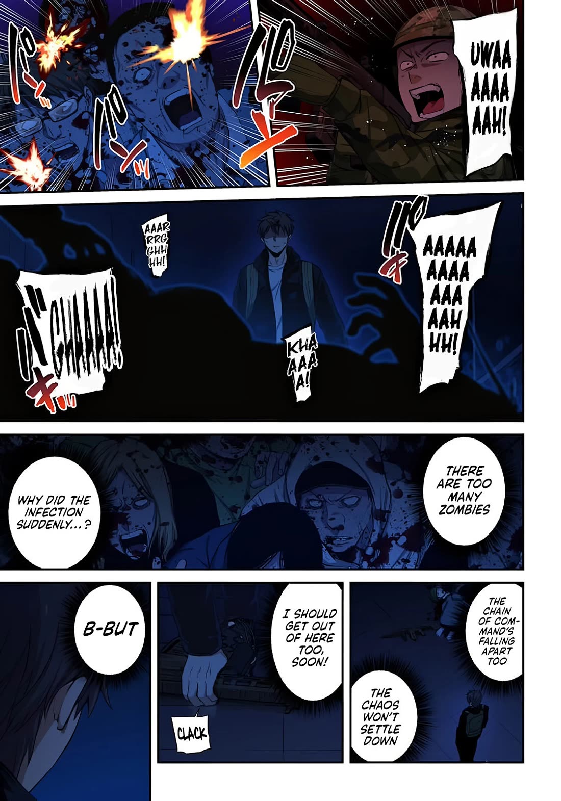 In A World Filled With Zombies, I’m The Only One They Won’t Attack Chapter 46 page 4 - Chapter 46: Crossroads
