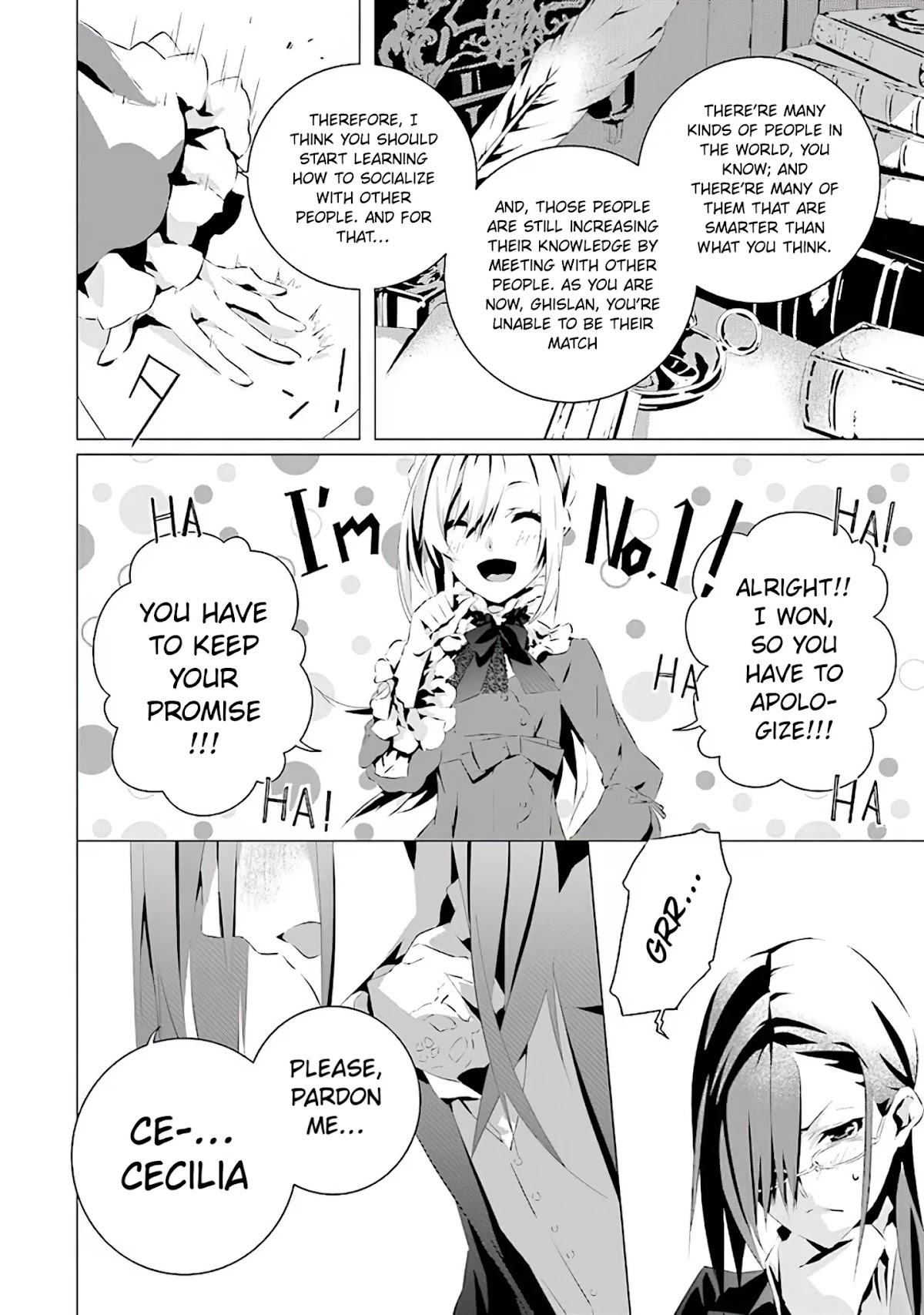 In an Otome Game World, I’m a Villain?! I Can’t Accept This! Chapter 2 page 15 - Chapter 2: Ghislan Risent