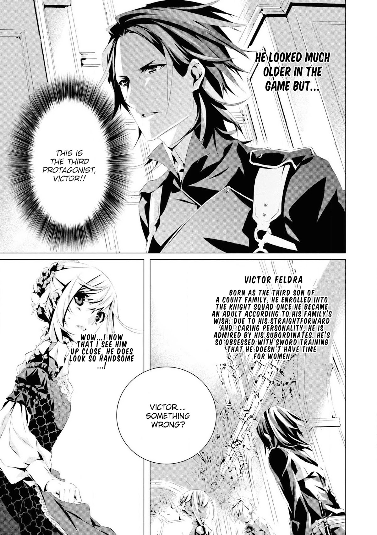 In an Otome Game World, I’m a Villain?! I Can’t Accept This! Chapter 3 page 6 - Chapter 3: Victor Feldra