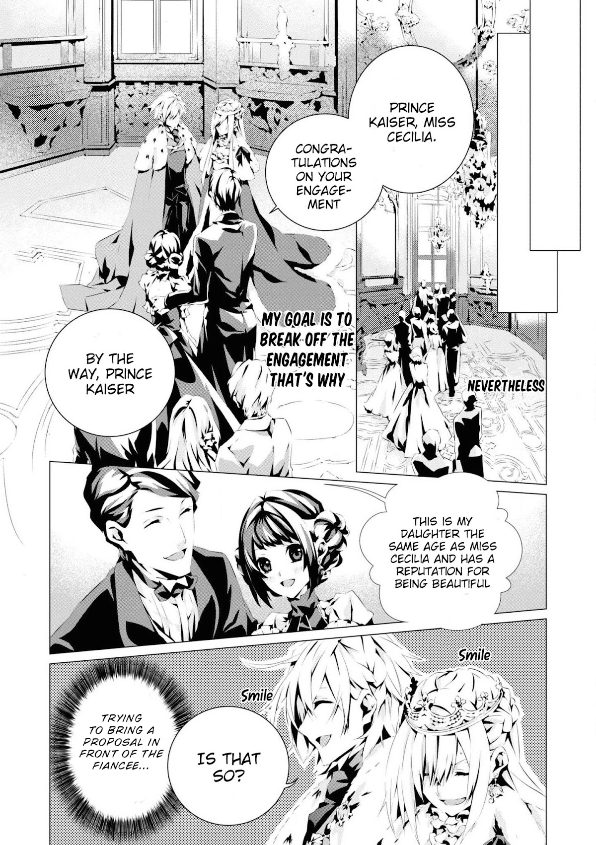 In an Otome Game World, I’m a Villain?! I Can’t Accept This! Chapter 4 page 10 - Chapter 4: Engagement Ceremony