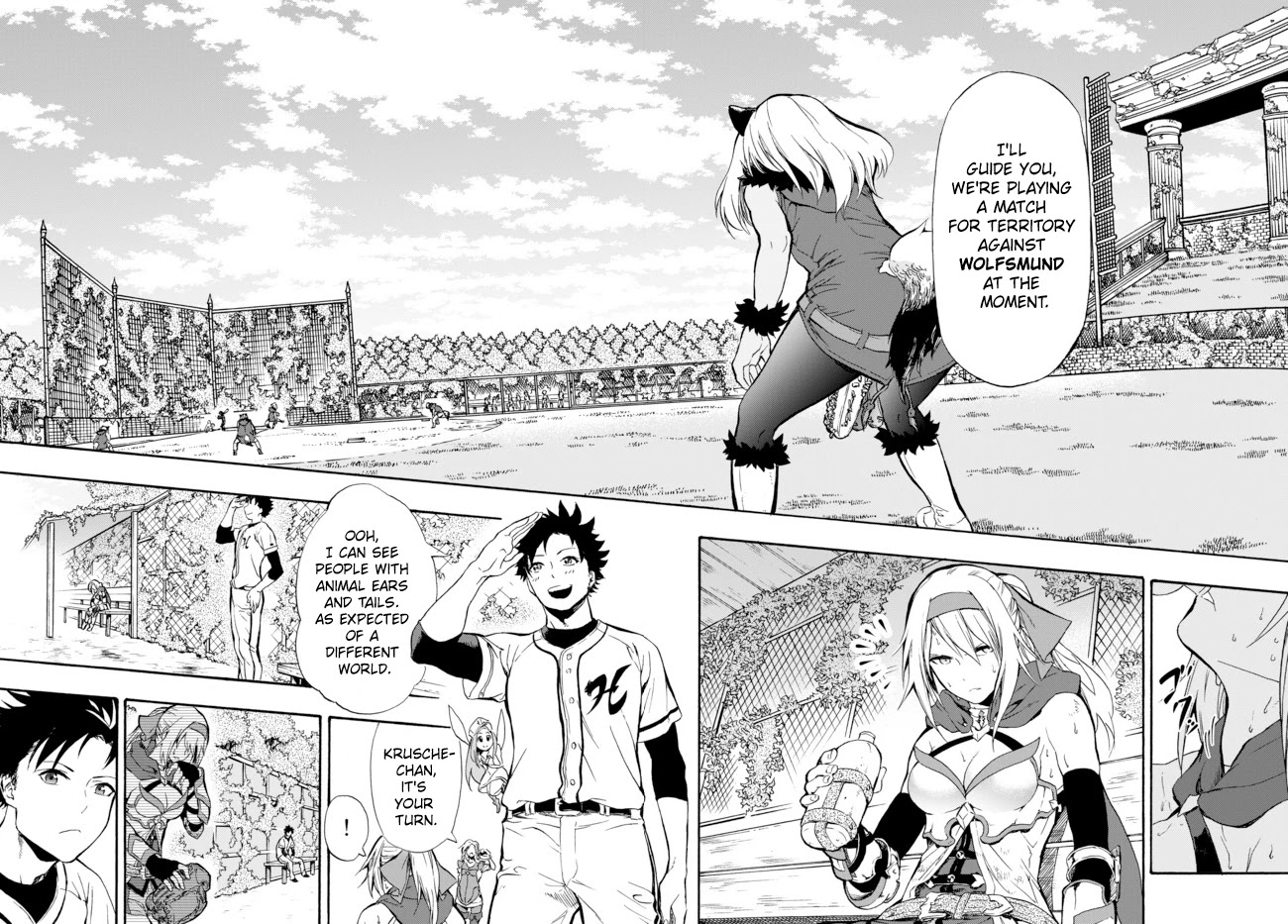 In Another World where Baseball is War, a High School Ace Player will Save a Weak Nation Chapter 1 page 22 - Chapter 1