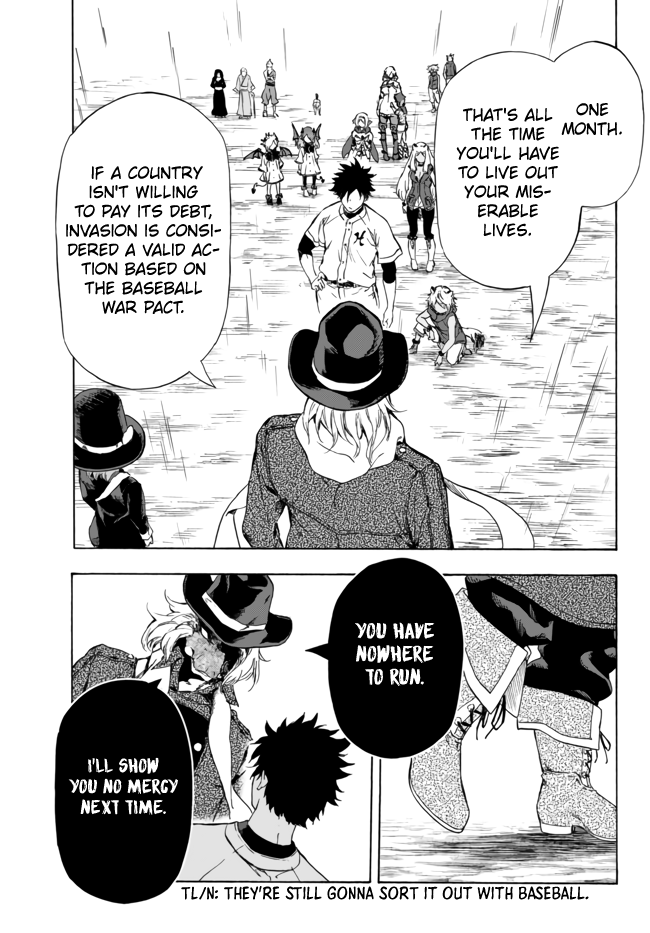 In Another World where Baseball is War, a High School Ace Player will Save a Weak Nation Chapter 10.1 page 8 - Chapter 10.1