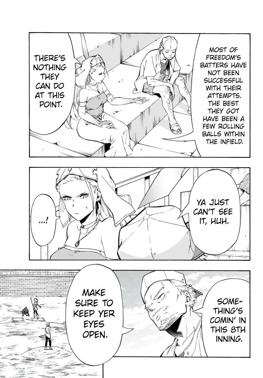 In Another World where Baseball is War, a High School Ace Player will Save a Weak Nation Chapter 18.1 page 12 - Chapter 18.1