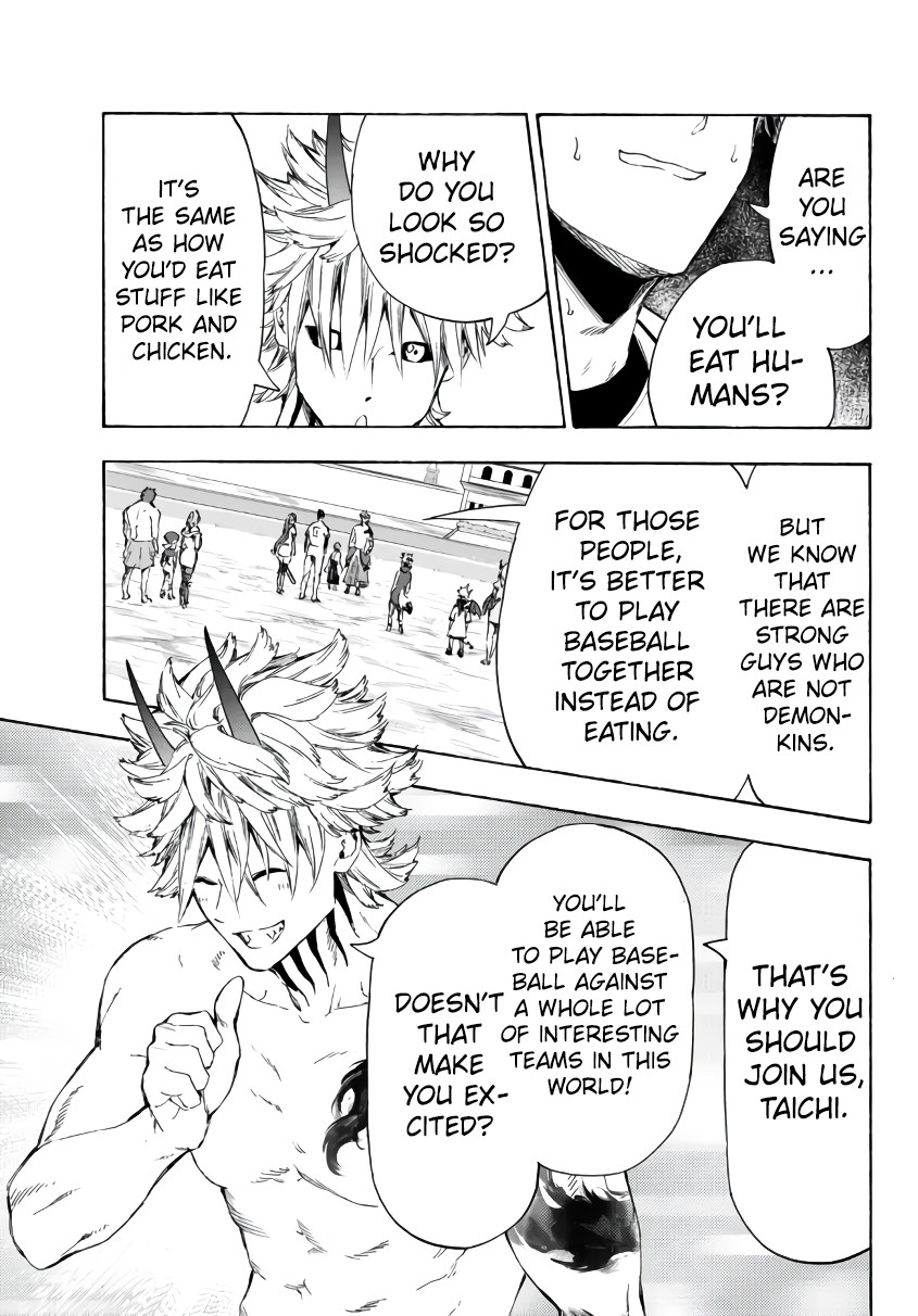 In Another World where Baseball is War, a High School Ace Player will Save a Weak Nation Chapter 21.1 page 14 - Chapter 21.1