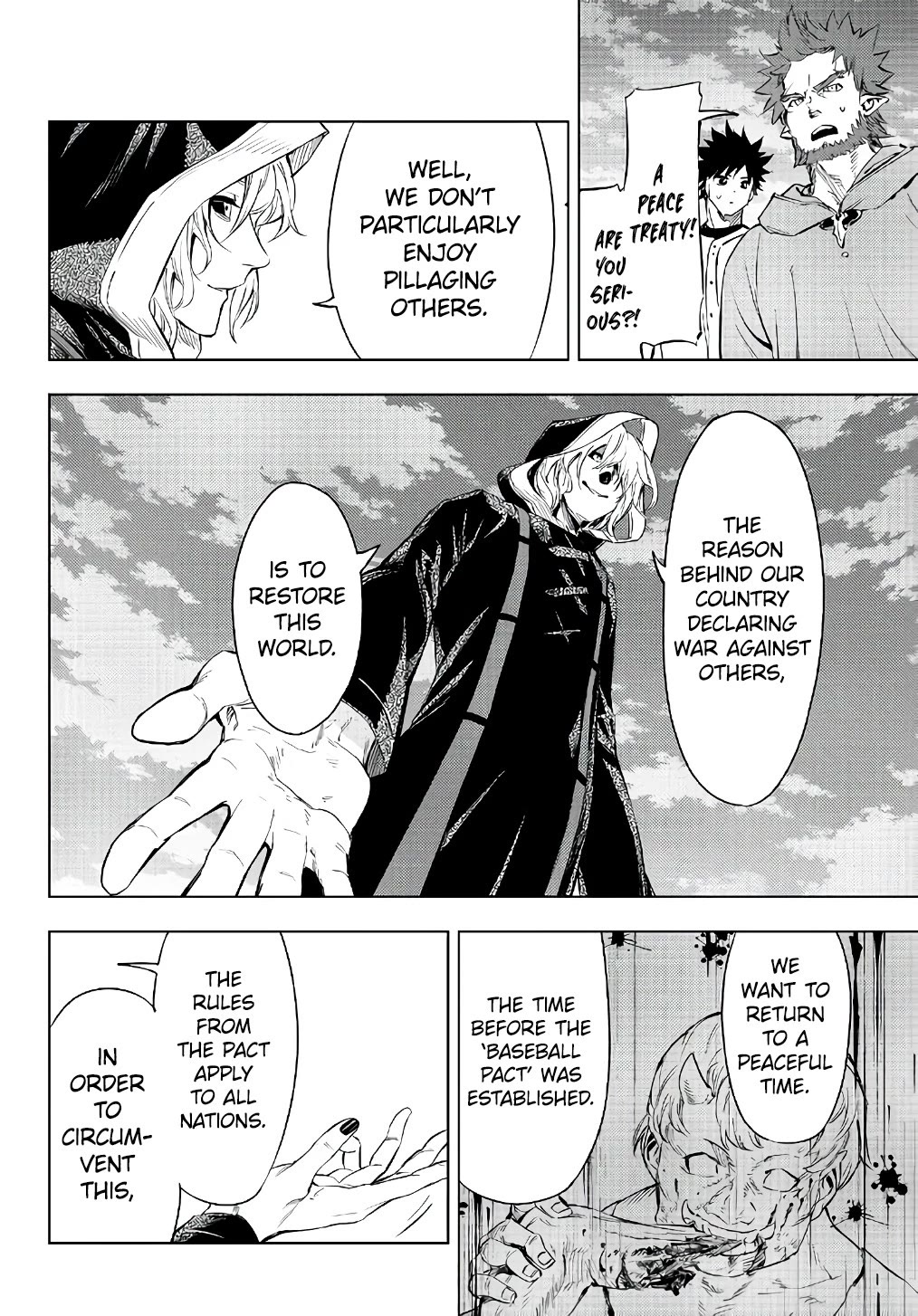 In Another World where Baseball is War, a High School Ace Player will Save a Weak Nation Chapter 29 page 3 - Chapter 29