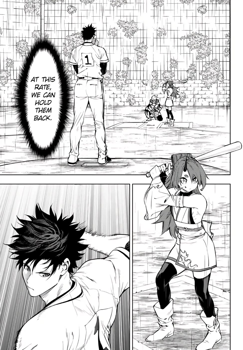 In Another World where Baseball is War, a High School Ace Player will Save a Weak Nation Chapter 32 page 34 - Chapter 32