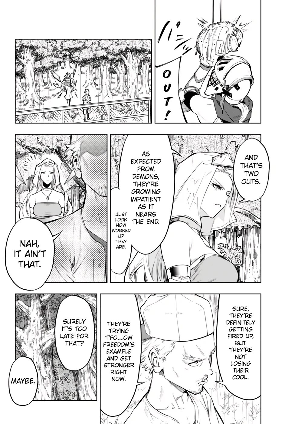 In Another World where Baseball is War, a High School Ace Player will Save a Weak Nation Chapter 34 page 21 - Chapter 34