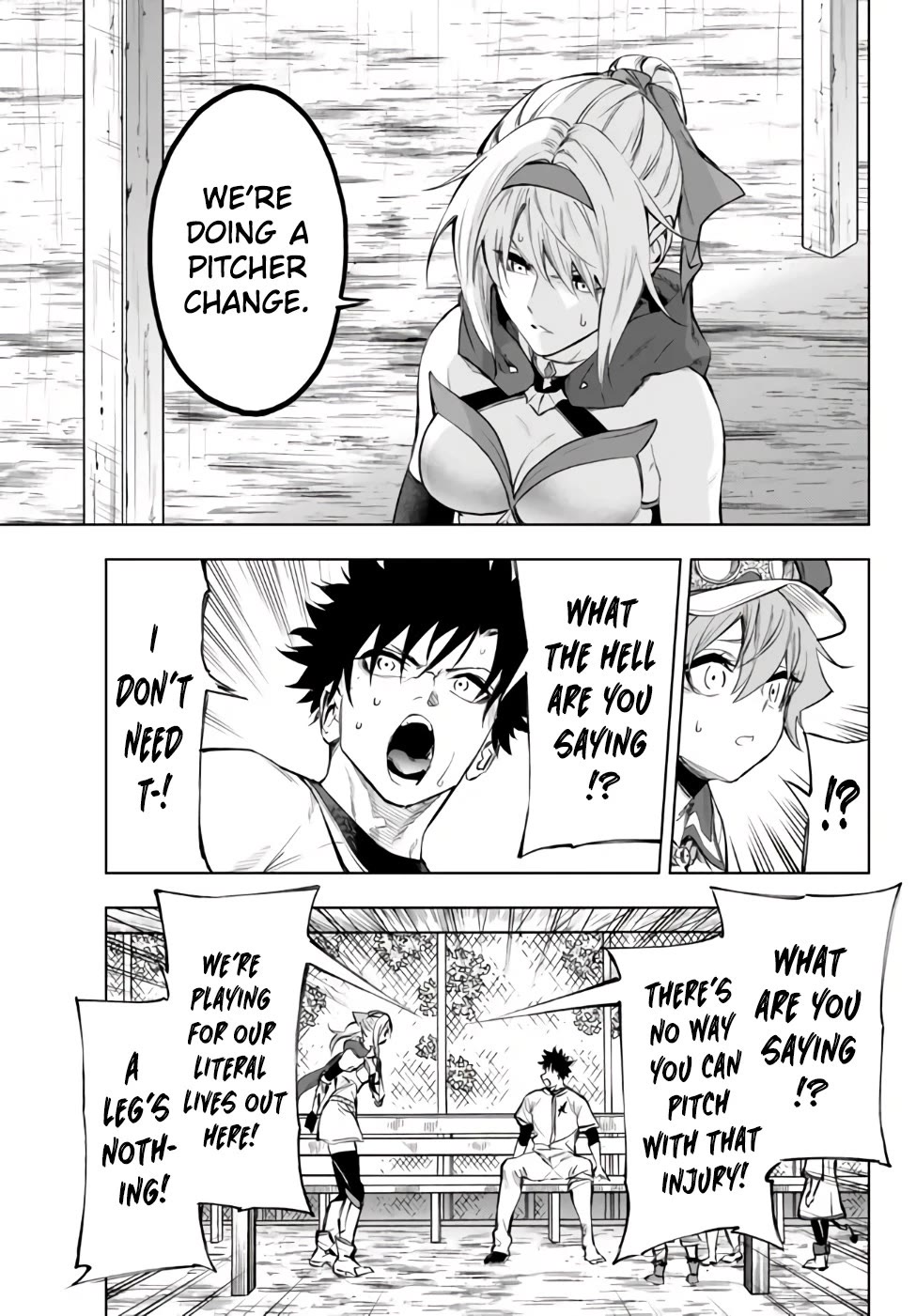 In Another World where Baseball is War, a High School Ace Player will Save a Weak Nation Chapter 34 page 34 - Chapter 34