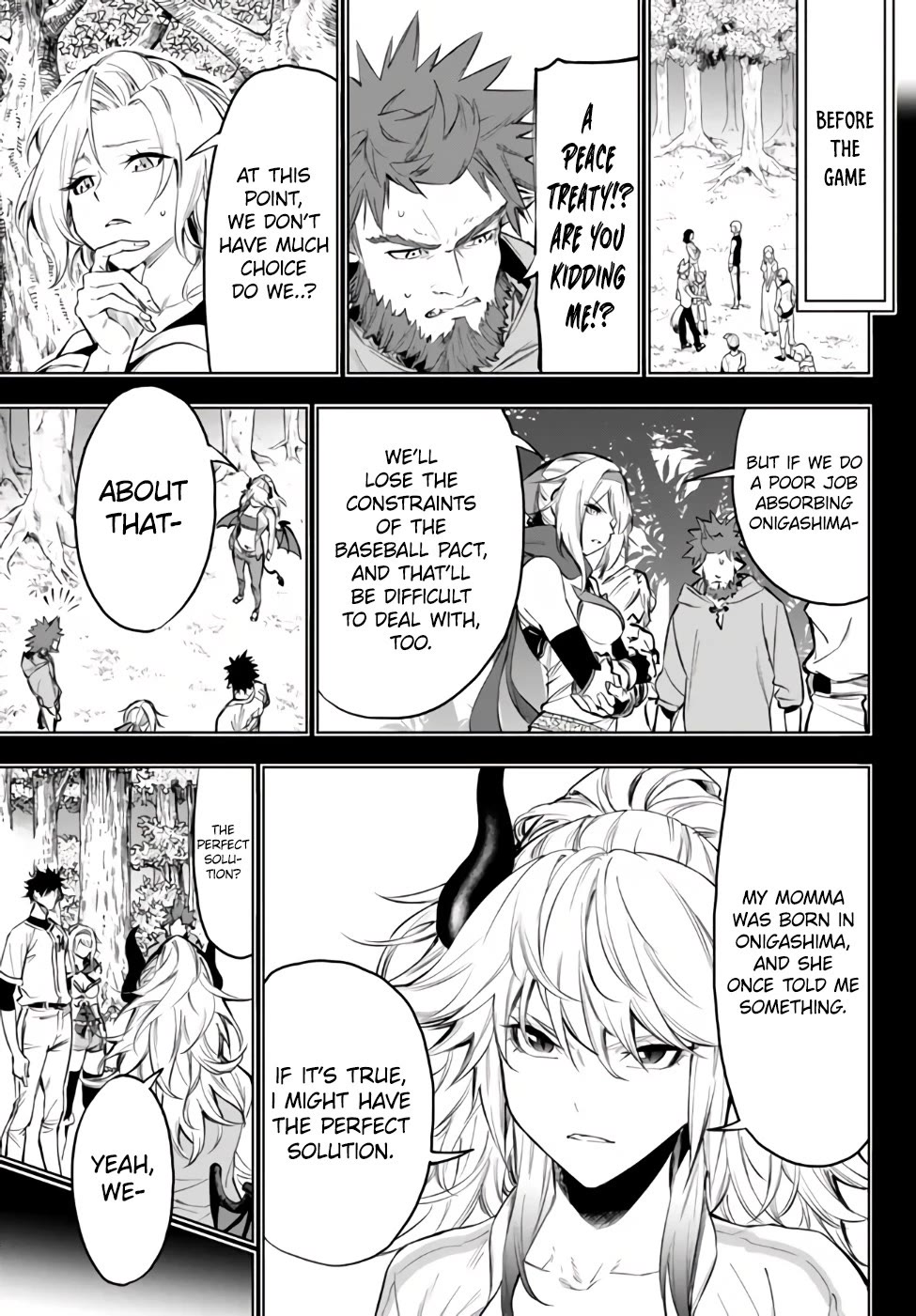 In Another World where Baseball is War, a High School Ace Player will Save a Weak Nation Chapter 37 page 12 - Chapter 37
