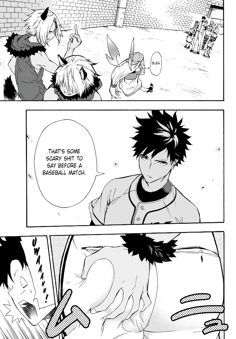In Another World where Baseball is War, a High School Ace Player will Save a Weak Nation Chapter 4 page 19 - Chapter 4