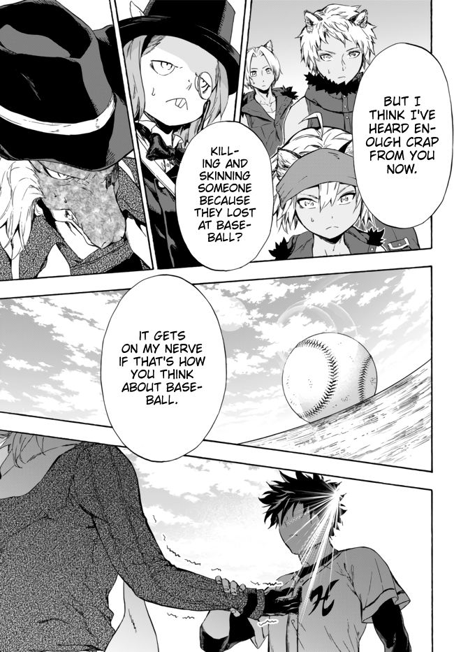 In Another World where Baseball is War, a High School Ace Player will Save a Weak Nation Chapter 9 page 37 - Chapter 9