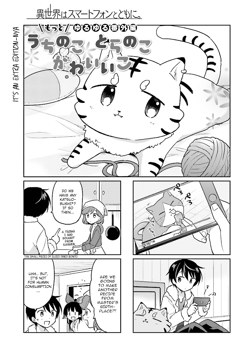 In Another World With My Smartphone Chapter 30.5 page 1 - Chapter 30.5: My Small Tiger Cub Is A Cute Cub