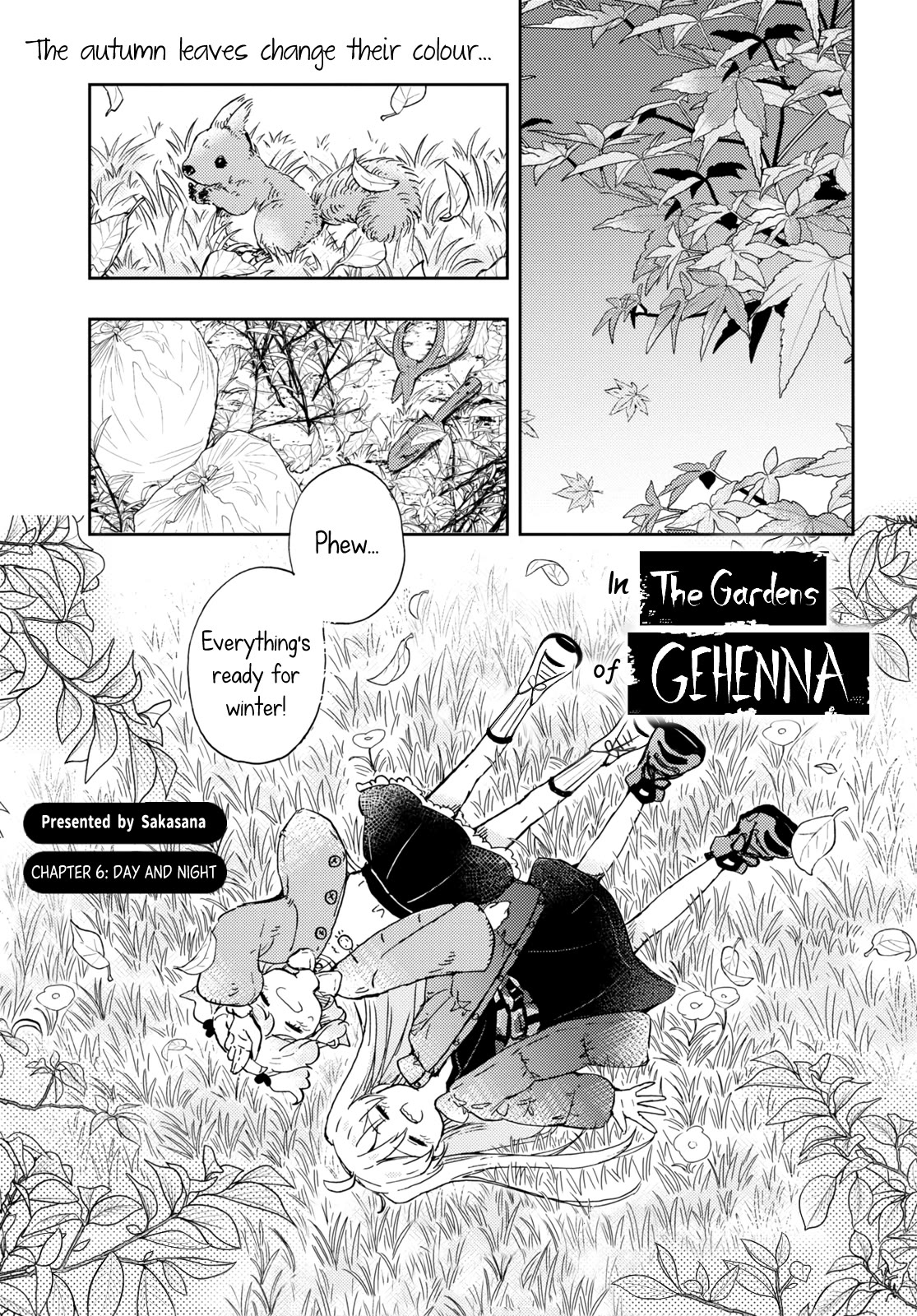 In the Gardens of Gehenna Chapter 6 page 1 - Chapter 6: Day and Night