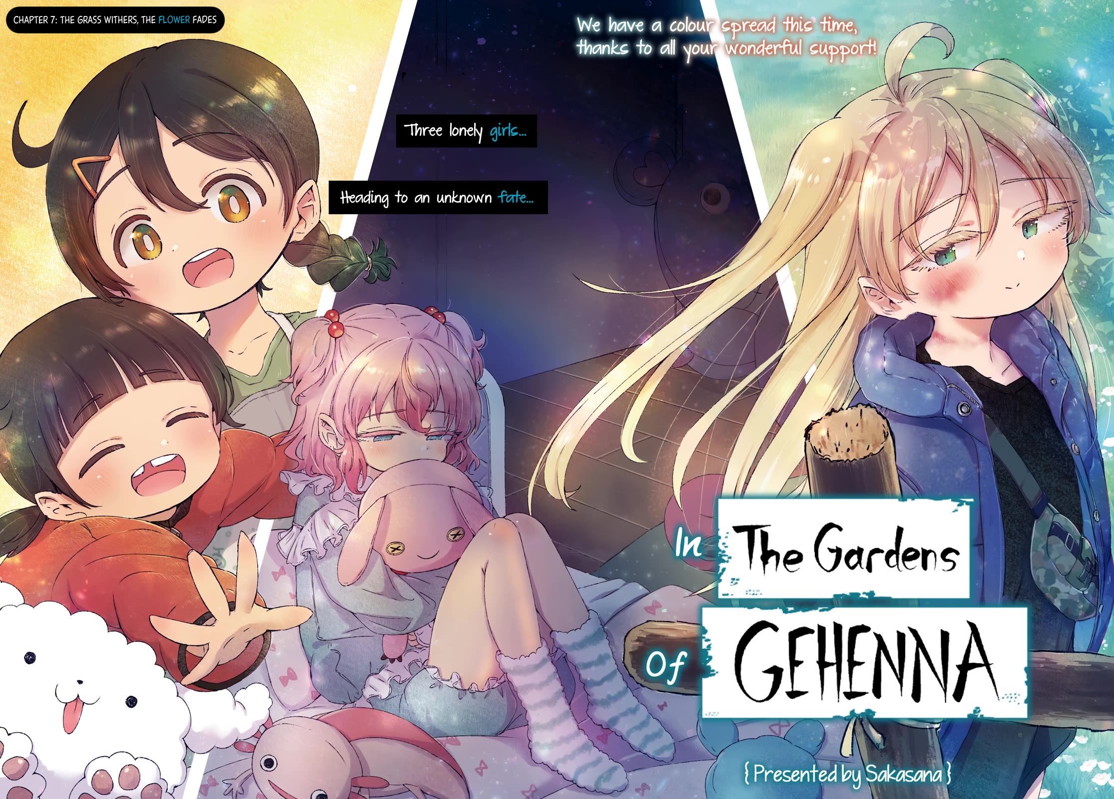 In the Gardens of Gehenna Chapter 7 page 2 - Chapter 7: The Grass Withers, the Flower Fades