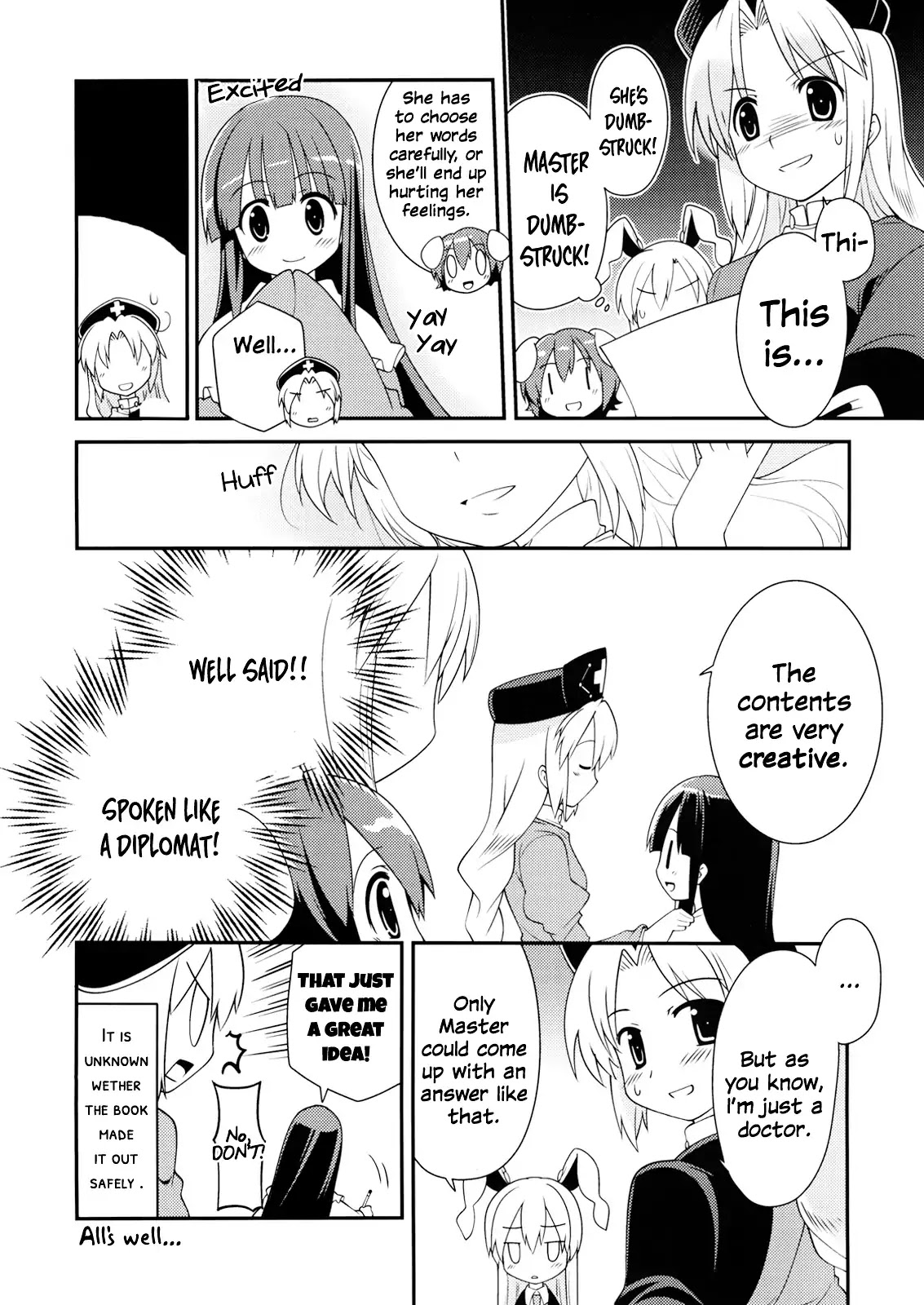 Inaba of the Moon & Inaba of the Earth Chapter 30.1 page 4 - Chapter 30.1: Volume 2 Omake